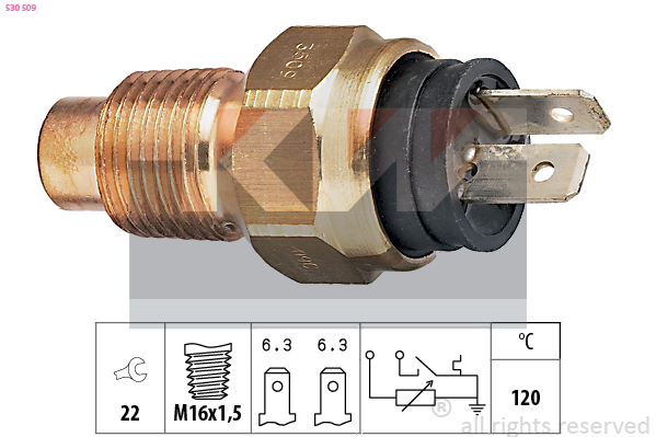 Senzor,temperatura lichid de racire 530 509 KW
